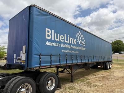 UTILITY 48x102 Tandem Axle Combination Curtain Side Trailer - Spring, Sliding Axle