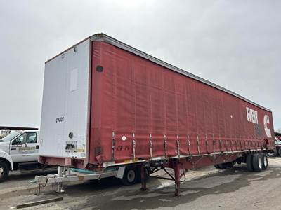 UTILITY 53 FT CURTAIN SIDE Tandem Axle Steel Curtain Side Trailer - Spring, Sliding Axle