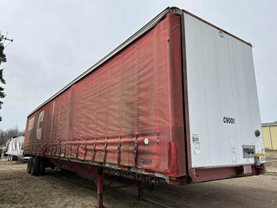 UTILITY 53 FT CURTAIN SIDE Tandem Axle Steel Curtain Side Trailer - Spring, Sliding Axle