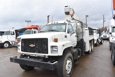 Chevrolet Kodiak C8500 Crane Truck - 2000 National 446A Crane, 8Ll