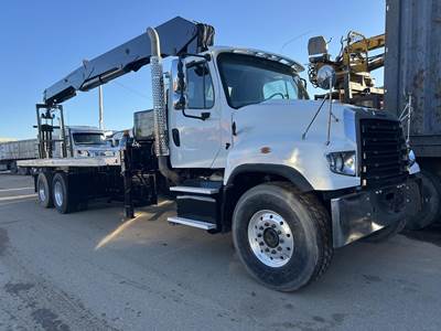 Freightliner 114SD Crane Truck - 2018 IMT 28562 Knuckle Boom Crane, Ultrashift