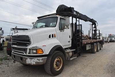 Sterling A9500 Crane Truck - 2006 HIAB 255K-2 HIPRO Knuckle Boom Crane, 8Ll