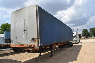 Manac 48x102 Tandem Axle Combination Curtain Side Trailer - Air Ride, Sliding Axle