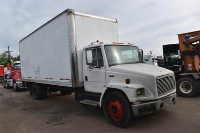 Freightliner FL60 24 ft Box Truck - 210HP, 6 Speed Manual, Roll up Door, Liftgate