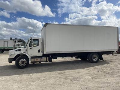Freightliner M2 106 26 ft Box Truck - 240HP, 6 Speed Automatic, Roll up Door