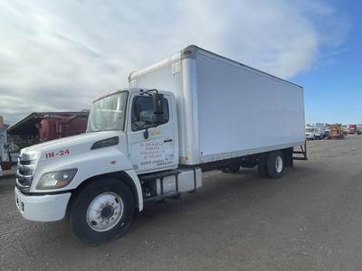 Hino 268 24 ft Box Truck - 240HP, Automatic, Roll up Door