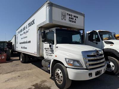 Hino 268 26 ft Box Truck - 240HP, Automatic, Swing Door