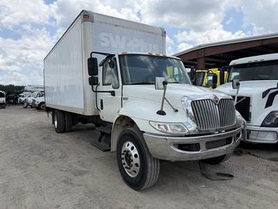 International DuraStar 4300 24 ft Box Truck - 260HP, Automatic, Roll up Door, Liftgate