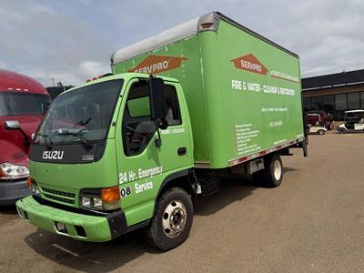 Isuzu NPR 16 ft Box Truck - 175HP, Automatic, Roll up Door, Liftgate