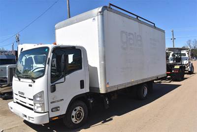 Isuzu NPR HD 18 ft Box Truck - Automatic, Roll up Door