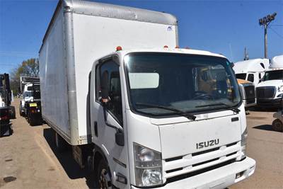 2014 Isuzu NPR HD 18 ft Box Truck - Automatic, Roll up Door For
