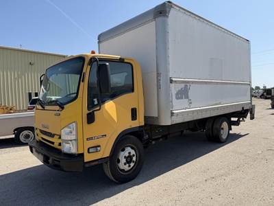Isuzu NPR HD 16 ft Box Truck - Automatic, Roll up Door, Liftgate