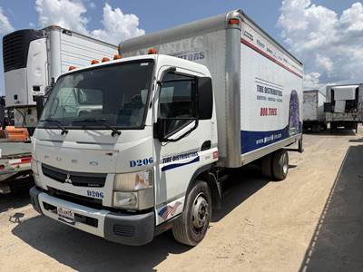 Mitsubishi Fuso FE140 16 ft Box Truck - Automatic, Roll up Door