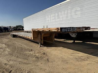 Fruehauf 48x102 Steel Drop Deck Trailer - Spring, Fixed Axle