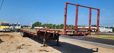 Wade 48x102 Steel Drop Deck Trailer - Air Ride, Fixed Axle