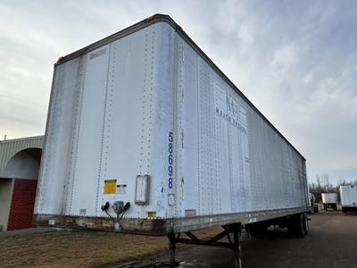 Fruehauf 48 ft Dry Van Trailer - Roll up Door, Air Ride, Sliding Axle