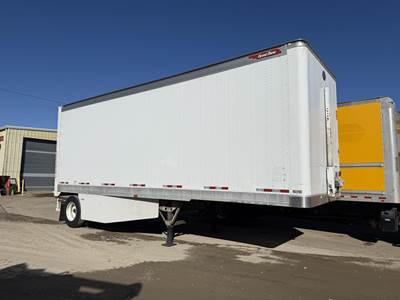 Great Dane 28 ft Dry Van Trailer - Roll up Door, Air Ride, Single Axle, Fixed Axle