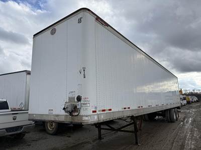 Great Dane 48 ft Dry Van Trailer - Roll up Door, Air Ride, Sliding Axle