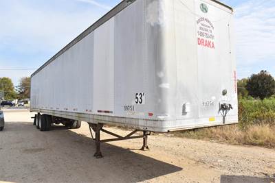 Great Dane 53 ft Dry Van Trailer - Swing Door, Air Ride, Sliding Axle