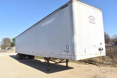 Great Dane 53 ft Dry Van Trailer - Swing Door, Air Ride, Sliding Axle