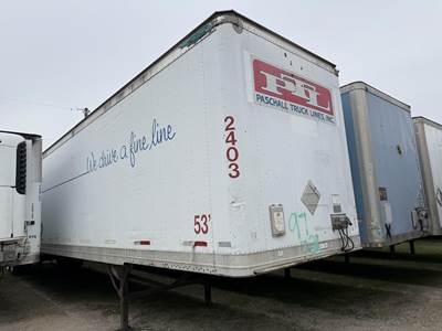 Great Dane 53 ft Dry Van Trailer - Swing Door, Spring, Sliding Axle