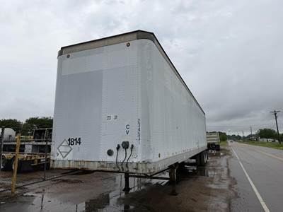 Lufkin 48 ft Dry Van Trailer - Swing Door, Spring, Sliding Axle