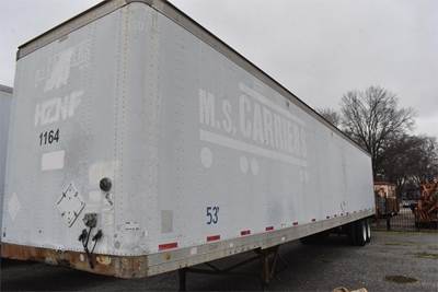 Lufkin 53 ft Dry Van Trailer - Swing Door, Spring, Sliding Axle