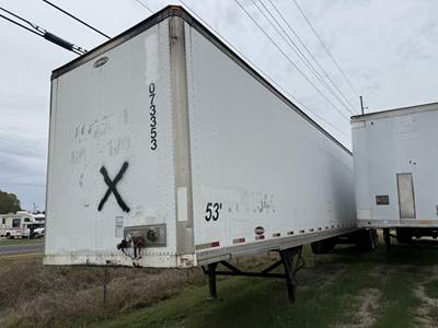 Strick 53 ft Dry Van Trailer - Roll up Door, Air Ride, Sliding Axle