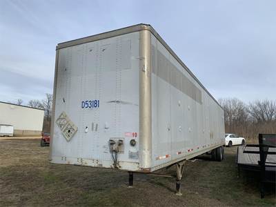 Wabash 53 ft Dry Van Trailer - Swing Door, Air Ride, Sliding Axle