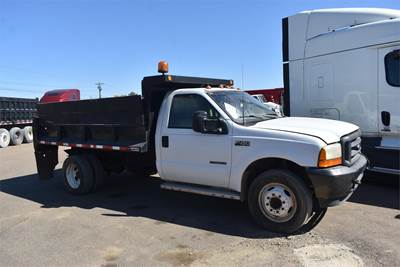Ford F-450 Single Axle Dump Truck - 7.3L POWER STROKE, 5 Speed Manual, 12' Dump