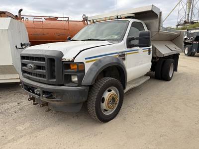 Ford F-550 XLT Single Axle Dump Truck - 325HP, Automatic, 10' Dump