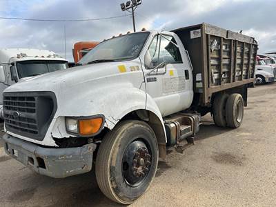 Ford F-650 Single Axle Dump Truck - Automatic, 12' Dump