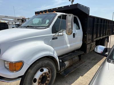 Ford F-650 XL Single Axle Dump Truck - Cummins 240HP, Automatic, 18' Dump