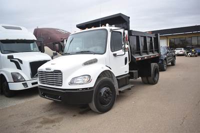Freightliner M2 106 Single Axle Dump Truck - Caterpillar 230HP, 6 Speed Manual, 10' Dump