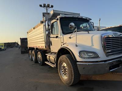 Freightliner M2 112 Tri Axle Dump Truck - Mercedes-Benz 450HP, 8Ll Manual, 16' Dump