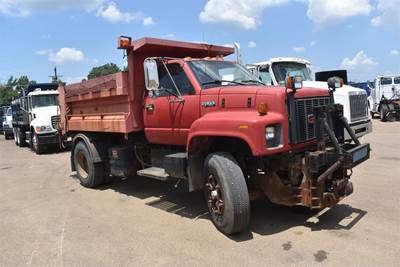 GMC TopKick C7500 Single Axle Dump Truck - Caterpillar 225HP, Automatic, 10' Dump