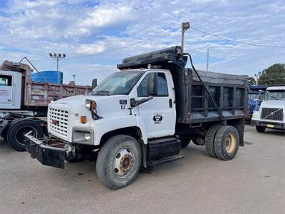 GMC TopKick C7500 Single Axle Dump Truck - Caterpillar 230HP, 5+2 Speed Manual, 10' Dump