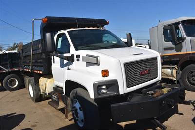 GMC TopKick C7500 Single Axle Dump Truck - Isuzu 300HP, 9 Speed Manual, 10' Dump