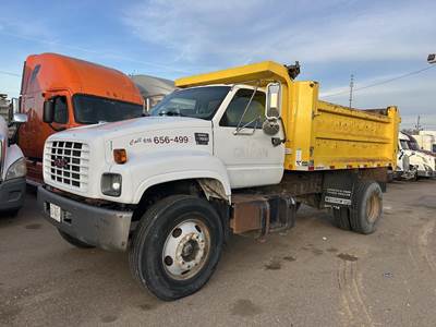 GMC TopKick C7500 Single Axle Dump Truck - Caterpillar 220HP, Automatic, 10' Dump