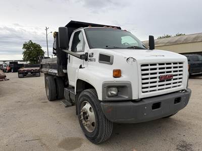 GMC TopKick C7500 Single Axle Dump Truck - Caterpillar 220HP, Manual, 12' Dump