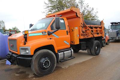GMC TopKick C8500 Single Axle Dump Truck - Isuzu 275HP, Automatic, 10' Dump