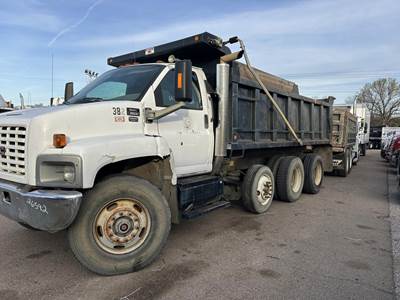 GMC TopKick C8500 Tri Axle Dump Truck - Isuzu 300HP, Automatic, 16' Dump