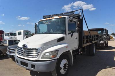 Hino 338 Single Axle Dump Truck - 220HP, Automatic, 16' Dump