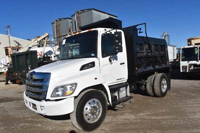 Hino 338 Single Axle Dump Truck - 250HP, Automatic, 10' Dump