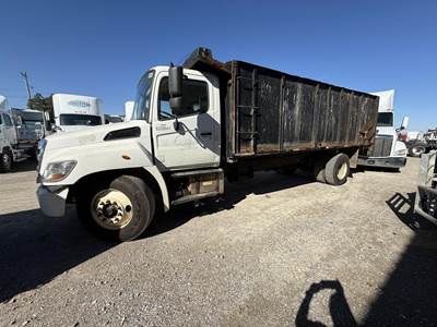 Hino 338 Single Axle Dump Truck - 240HP, Automatic, 20' Dump