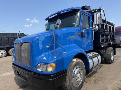 International 9100 Single Axle Dump Truck - Cummins 350HP, 10 Speed Manual, 10' Dump