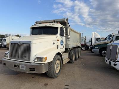 International 9200 Tri Axle Dump Truck - Cummins 370HP, 8Ll Manual, 16' Dump