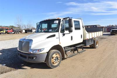 International DuraStar 4300 Single Axle Dump Truck - MAXXFORCE 7 240HP, Automatic, 14' Dump