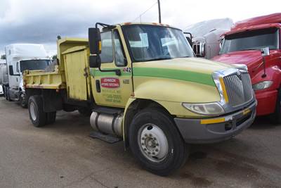 International DuraStar 4300 Single Axle Dump Truck - DT466 230HP, Automatic, 10' Dump