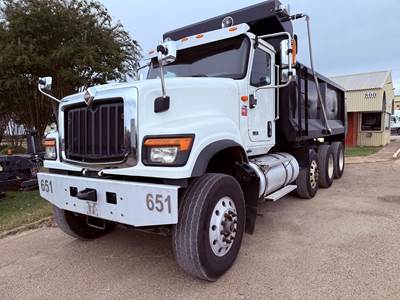 International HX Tri Axle Dump Truck - A26 430HP, Automatic, 16' Dump